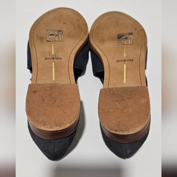 Dolce Vita Flats Loafers Suede Gray Shoes Size 7.5 - Picture 10 of 11